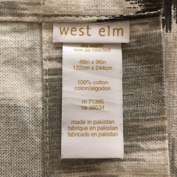 West Elm Ikat Curtains - Picture 2 of 6